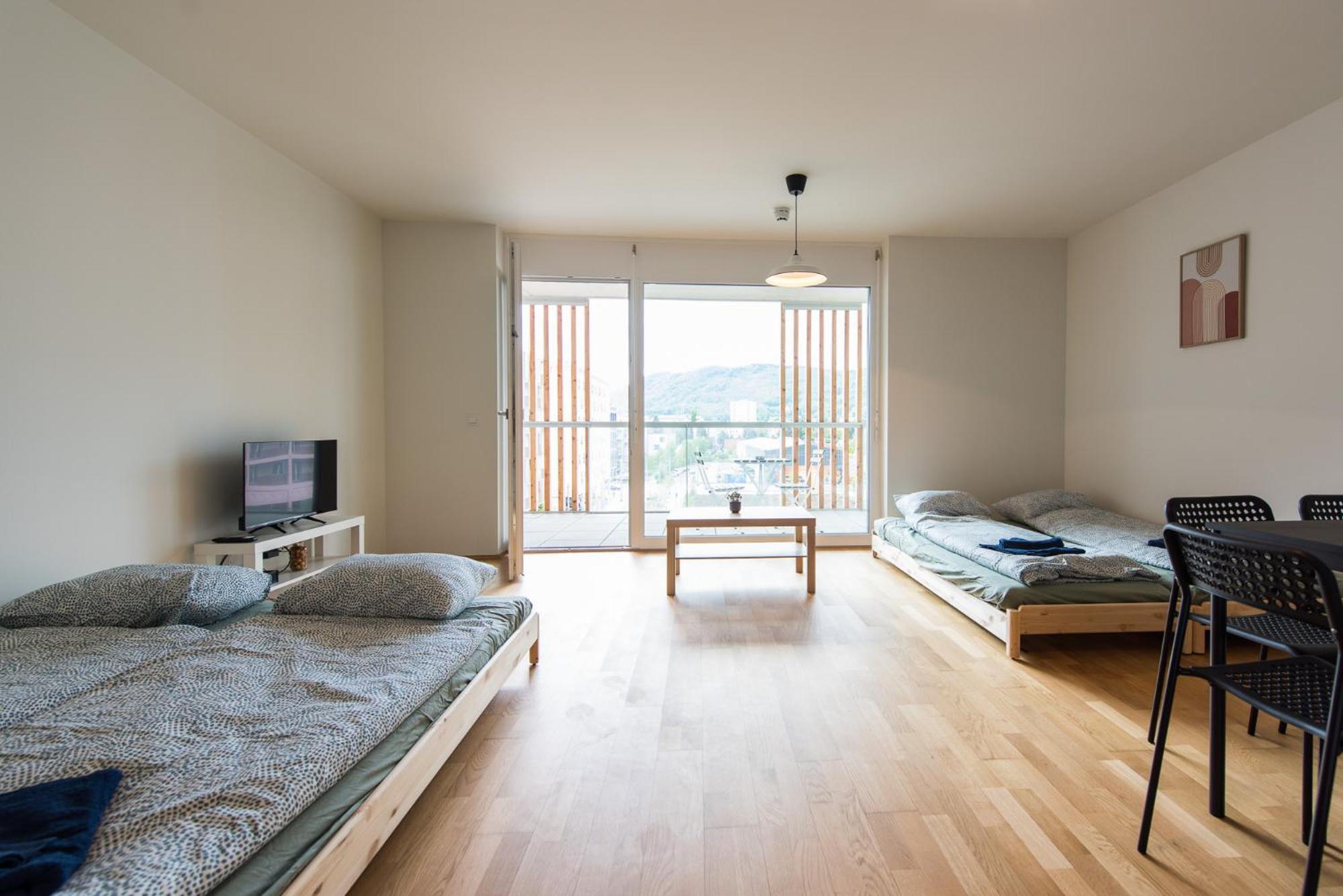 Muzeta Graz - Eco-Friendly Parkview Holiday Apartments In Graz'S Smart City 外观 照片